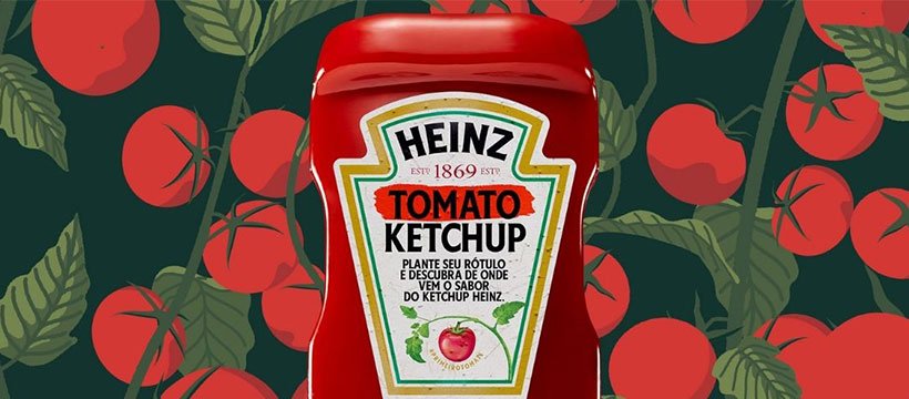 Heinz lança embalagem de ketchup com rótulo plantável