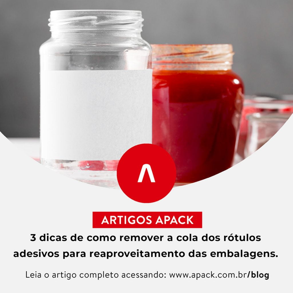 Como remover cola dos rótulos adesivos
