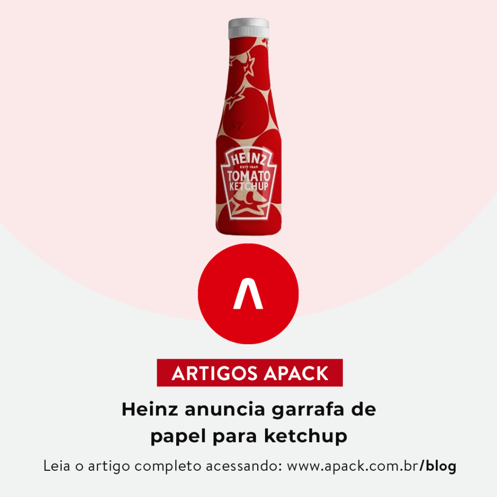 Banner com o título "Artigos Apack" e título do artigo com a embalagem da Heinz