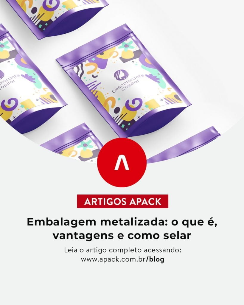 Embalagem metalizada