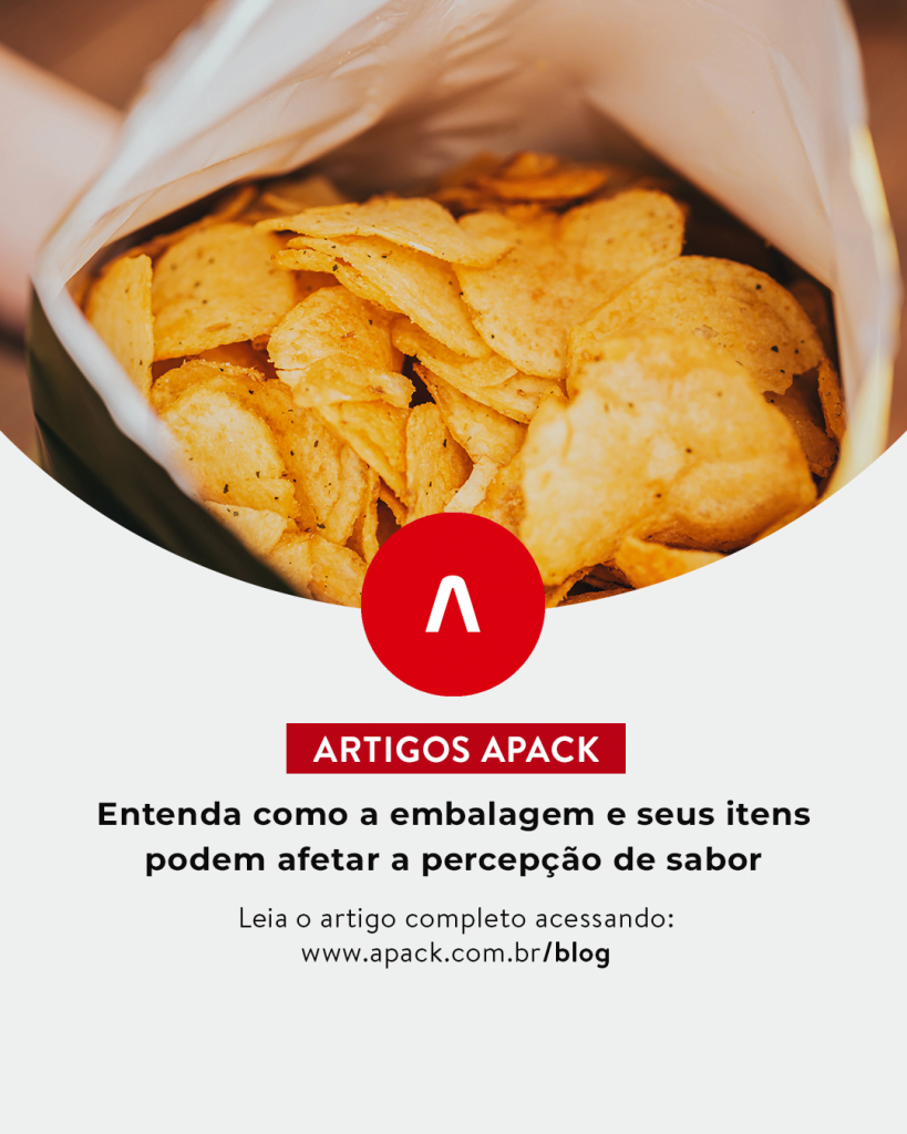 Embalagem pode afetar a percepção de sabor