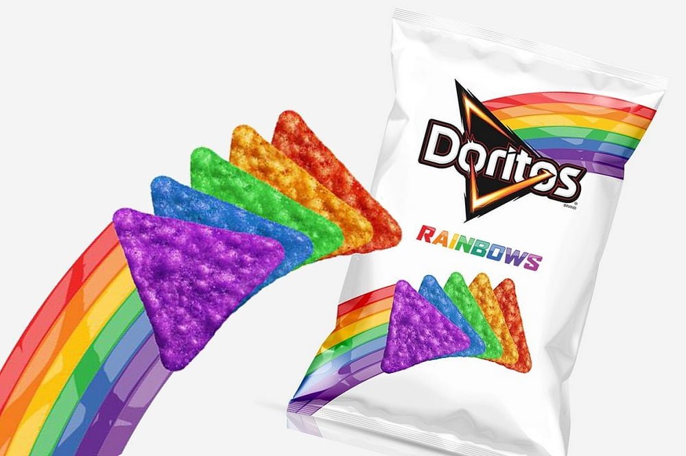 doritos rainbow arco iris
Marcas que Celebram a Diversidade