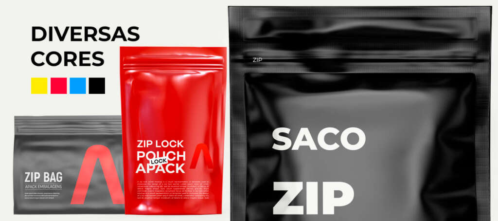 Saco Zip Lock Apack Embalagens