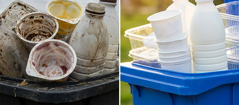 Dicas Essenciais para Limpar Plásticos para Reciclagem_ O Impacto das Embalagens Sujas