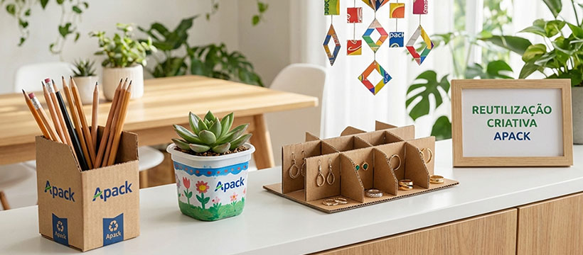 Reutilização Criativa Apack_ Dê uma Segunda Vida às Suas Embalagens de Entrega!